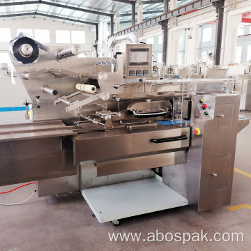 automatic dumplings with tray flow packing machine